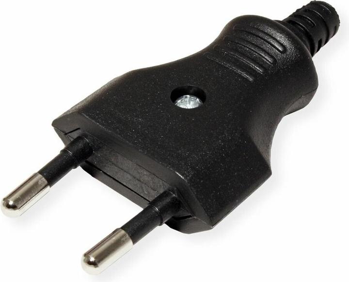 Bachmann 2P Elektrischer Netzstecker (schwarz) (CEE 7/16)