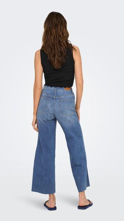 Actual product image Only ONLANN-MADISON Hohe Taille Verkürzt Jeans Jeans mit weitem Bein (32)