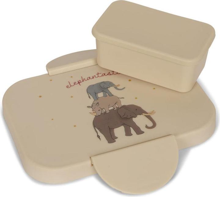 Actual product image Konges Slojd LunchBox Safari Elephantastic