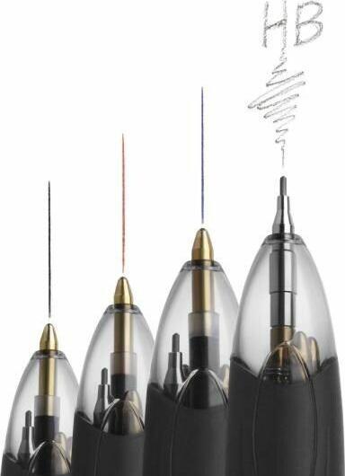 Produktbild Bic 4 Colours 3+1 HB (Grau, Weiss, 1 x)
