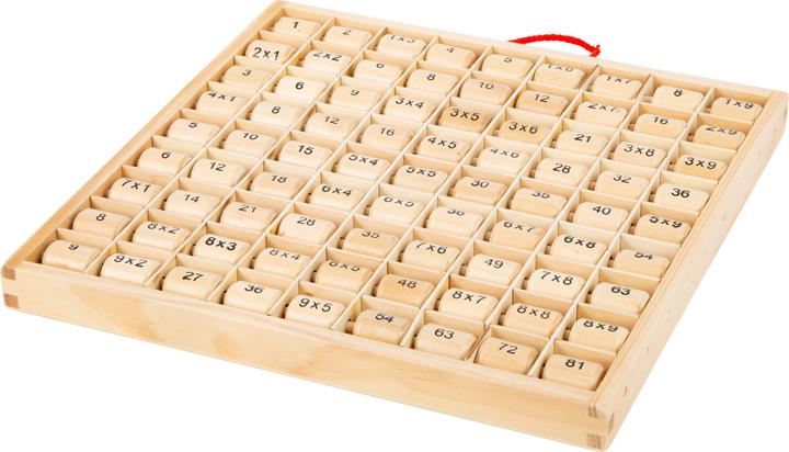 Image du produit small foot Tableau multiplicateur Petit 1x1 (Allemand, Anglais, Français, Italien)