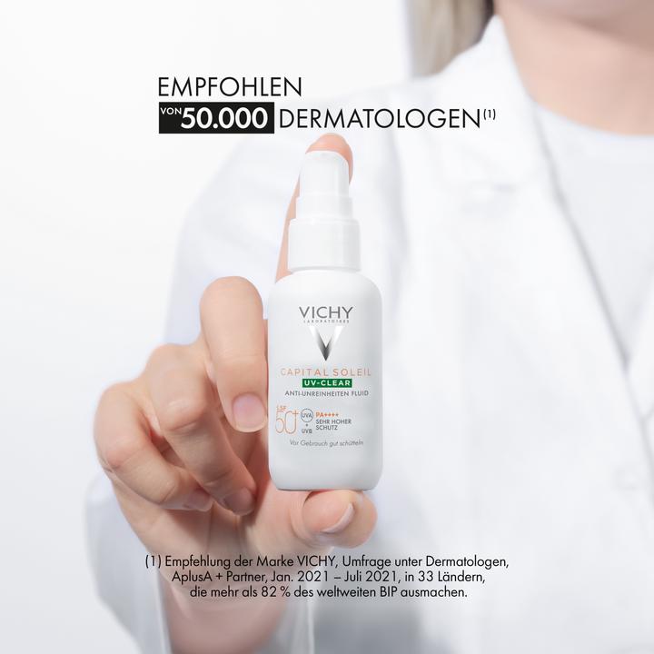Image du produit Vichy Capital Soleil UV-Clear 40ml (Crème solaire visage, SPF 50+, 40 ml, 65 g)