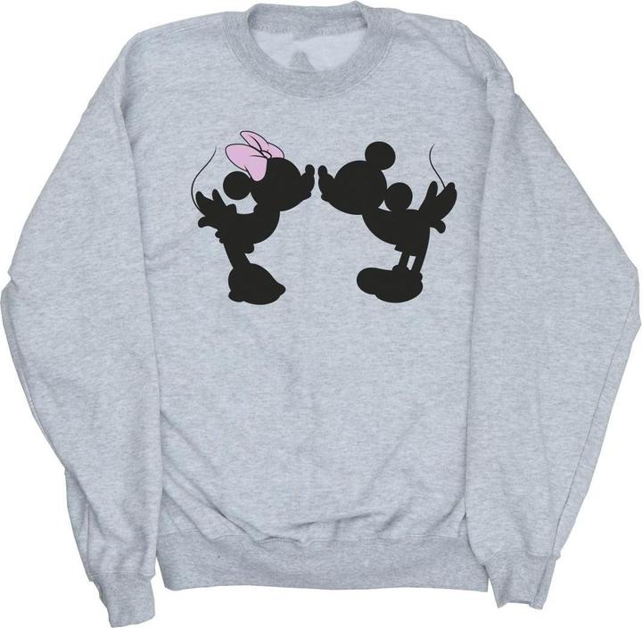 Immagine prodotto Disney Mickey Minnie Kiss Silhouette Felpa Ragazzi (116)