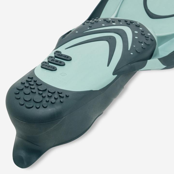 Actual product image Subea Diving fins FF 100 React Marbre khaki (44, 45)