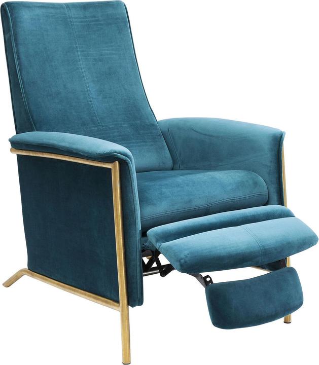Produktbild Kare Design Relaxsessel Lazy Velvet Blau