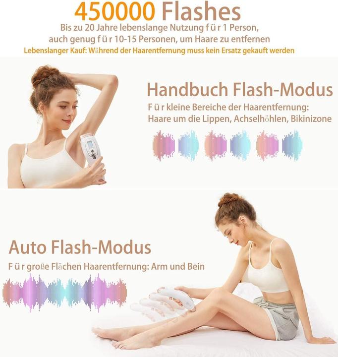 Actual product image Love Dock IPL Laser Hair Removal Device with Ice Cooling Function