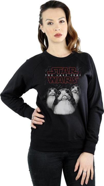 Actual product image Star Wars Womens/Ladies The Last Jedi Porgs Sweatshirt (XL)
