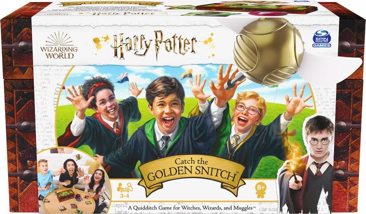 Spin Master Harry Potter Caccia al Boccino d'oro, gioco di Quidditch da tavola per streghe, maghi e Babbani