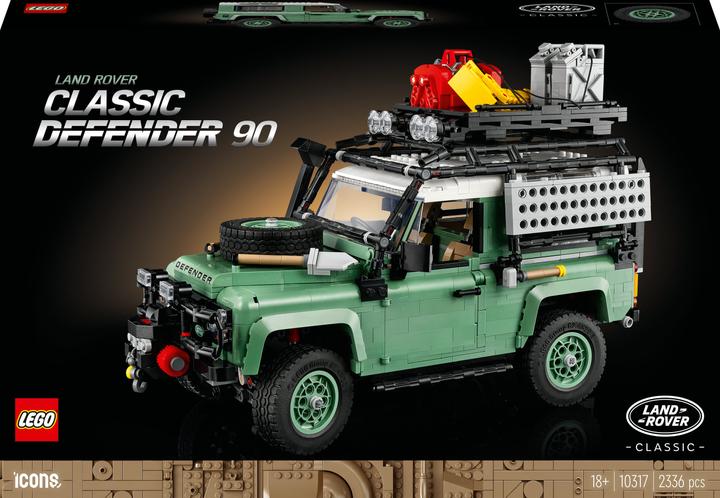 Immagine prodotto LEGO Icone classiche Land Rover Defender 90 10317 (10317, LEGO Icons, Set LEGO rari)