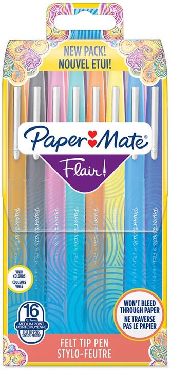 Produktbild Paper Mate Flair Set (Mehrfarbig, 16 x)