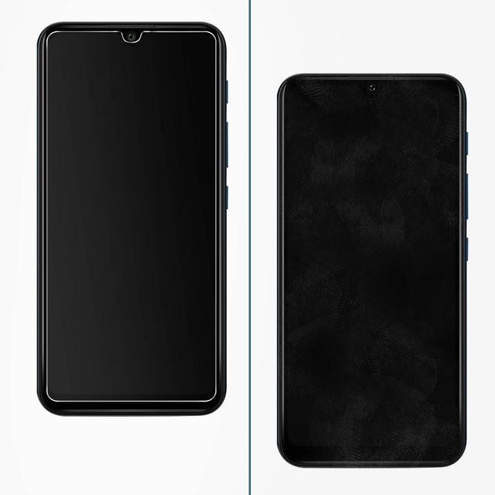 Actual product image Avizar Crystal clear film, glass screen protector (1 Piece, Vivo Y33s)