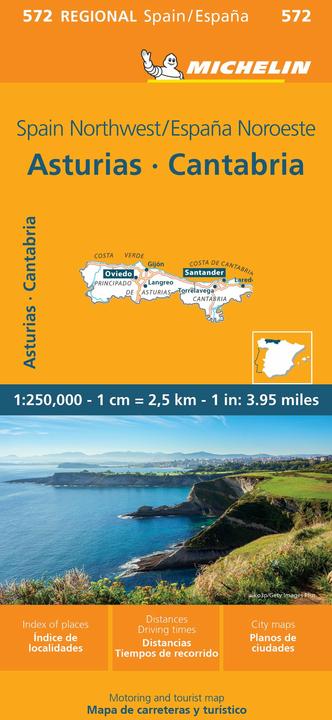 Immagine prodotto Michelin Asturie Cantabria - Carta regionale 572