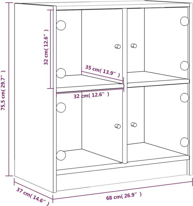 Immagine prodotto VidaXL Joash (68 x 37 x 75,5 cm)