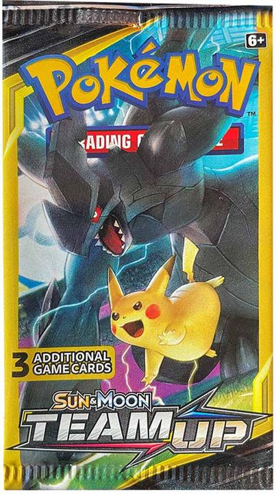 Actual product image Pokémon Sun & Moon Team UP Booster (1 Packung mit 3 Karten) (English, Booster Pack)