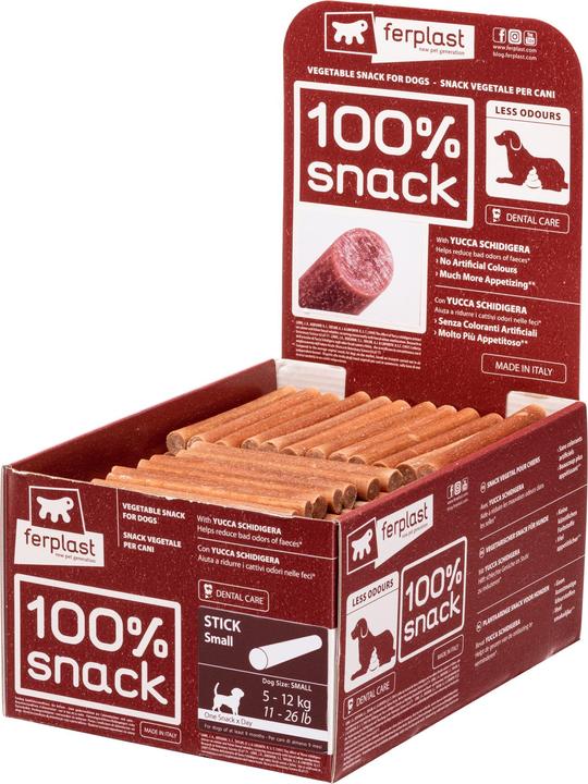 Immagine prodotto Ferplast Bastoncino da masticare Yucca riduce gli odori, taglia M (80x33g) (Adulto, 1 pz., 33 g)