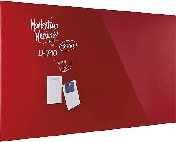 Produktbild Magnetoplan MAGNETOP. Design Glassboard 2000x1000mm 13409006 intensiv-rot (2000 x 1000 mm)