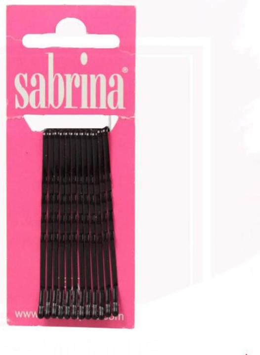 Caso Sabrina Ball Pointed Hair Grips Waved Black 59mm