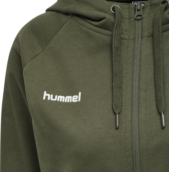 Actual product image hummel Go Cotton Zip Hoodie Woman (XS)