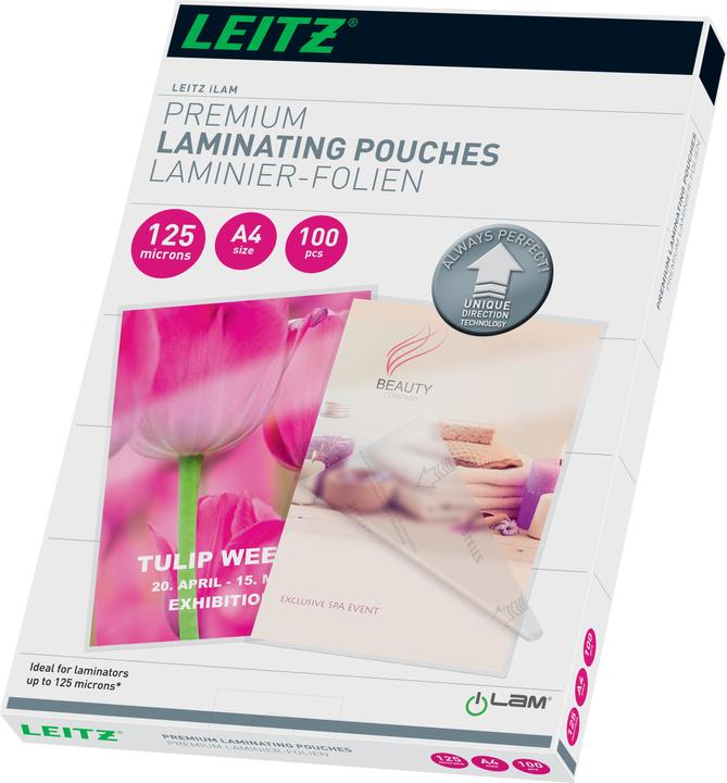 Produktbild Leitz Laminierfolie (A4, 100 Stück, 125 µm)