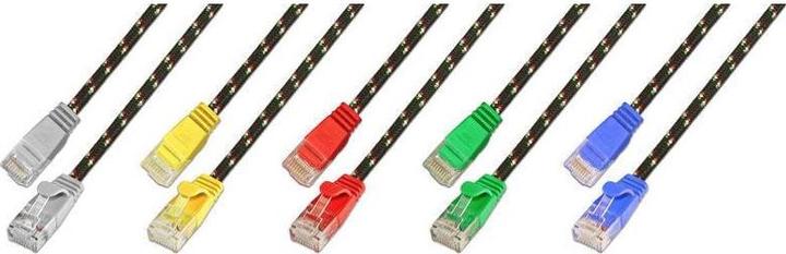 Produktbild Wirewin Netzwerkkabel mit Nylonmantel (UTP, CAT6, 3 m)