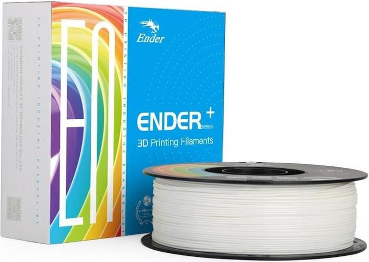 Immagine prodotto Creality Filamento PLA+ Bianco, 1,75 mm, 1 kg (PLA, 1.75 mm, 1000 g, Multicolore)