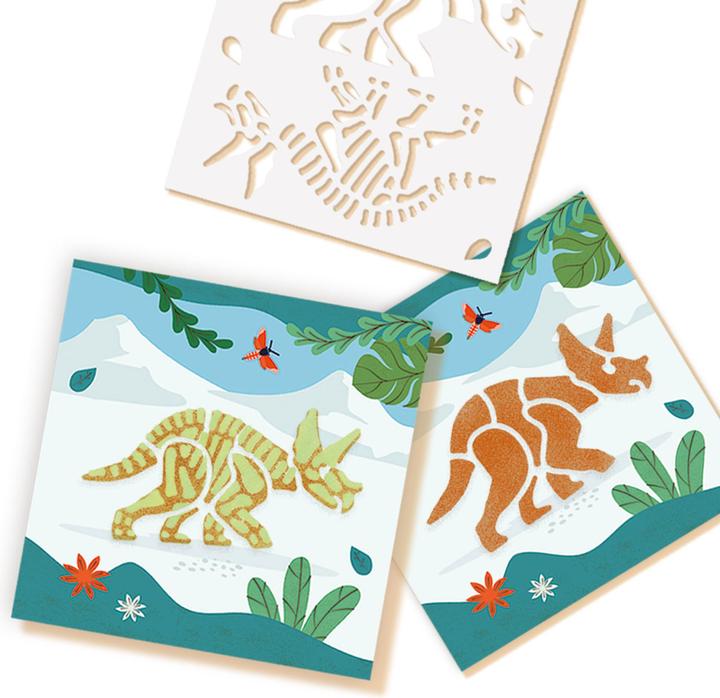 Produktbild Ses Creative Blow Airbrush Pens - Dinosaurier mit magischem Farbwechsel