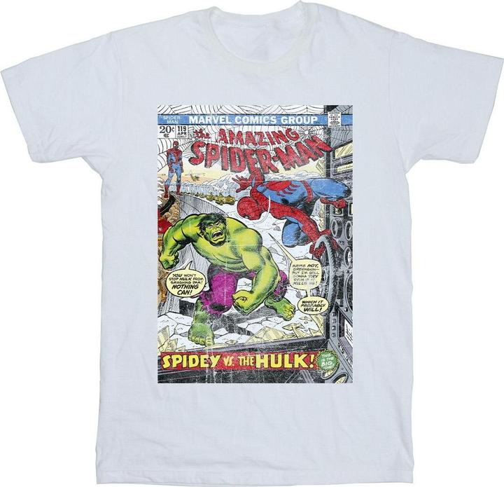 Immagine prodotto Spider-Man VS Hulk Cover Maglietta Ragazzi (140, 146)