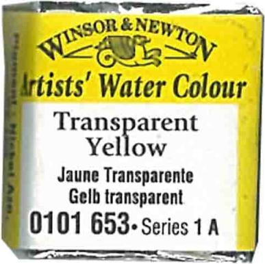 Actual product image Winsor & Newton Watercolour Artists (Transparent yellow)