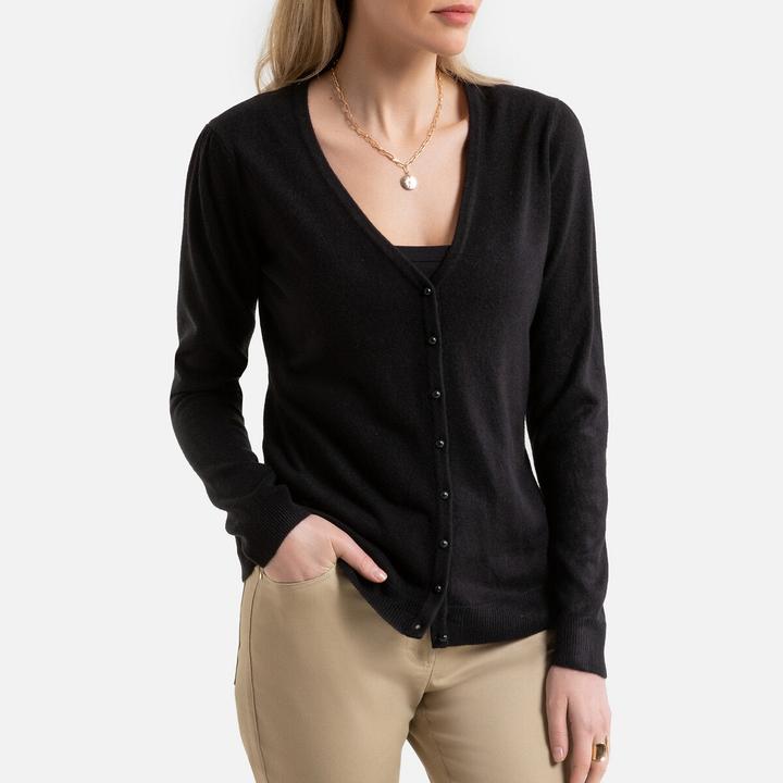 Immagine prodotto Anne Weyburn Cardigan con scollo a V e tocco di cashmere (W38/L40, W36/L38)