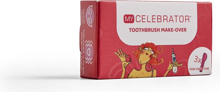 Produktbild Celebrator My ZahnbürstenMakeover Zehnteiliges PartyPack Rosa
