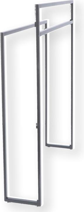 JanKurtz Porte-serviettes LEVEL, tube acier laqué époxy