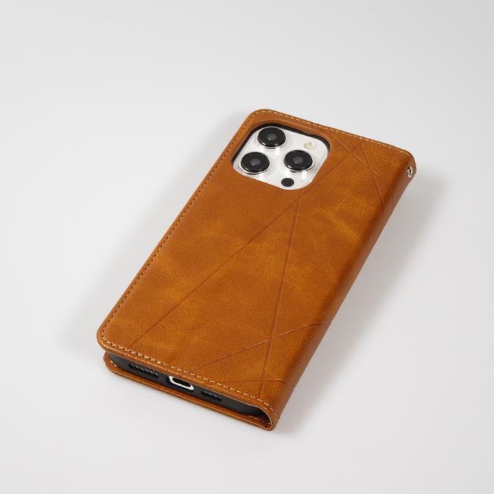 Produktbild PhoneLook Hülle Flip Geometrisch Hellbraun (Apple iPhone 16e)