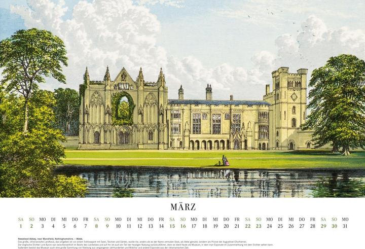 Produktbild Englische Landhäuser. Wandkalender 2025 (Harter Einband, Deutsch)