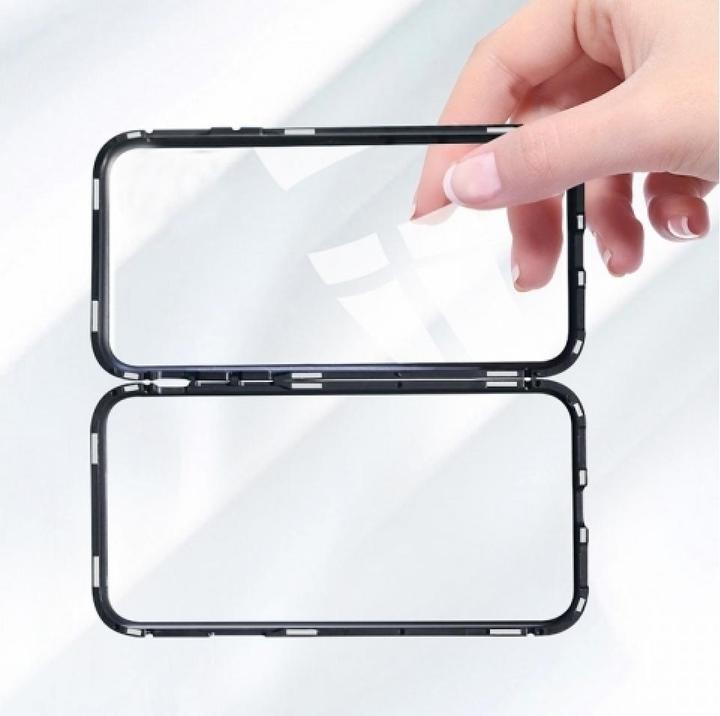 Actual product image G-Case Samsung Galaxy A50 Aluminium Magnetic Glass Back Cover Case (Samsung Galaxy A50)
