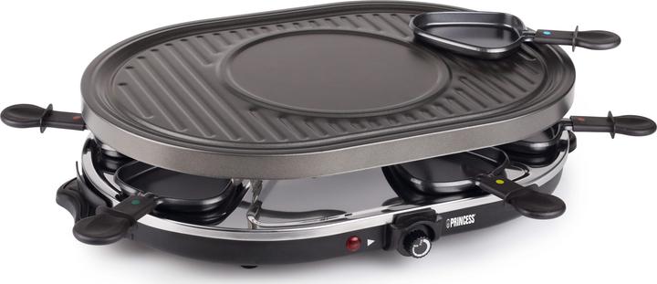 Actual product image Princess 162700 Raclette 8 Oval Grill Party