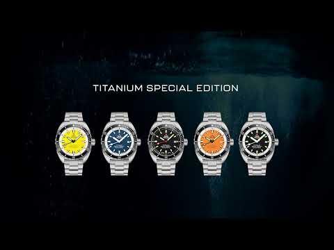 Image du produit Swiss Military SMA34100.01 Diver Titanium automatique 42mm 30ATM (Montre de plongée, 42 mm)
