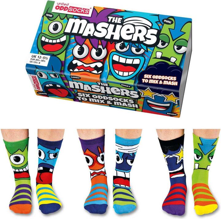 Image du produit United Oddsocks Les Mashers (Lot de 3, 30 - 38)