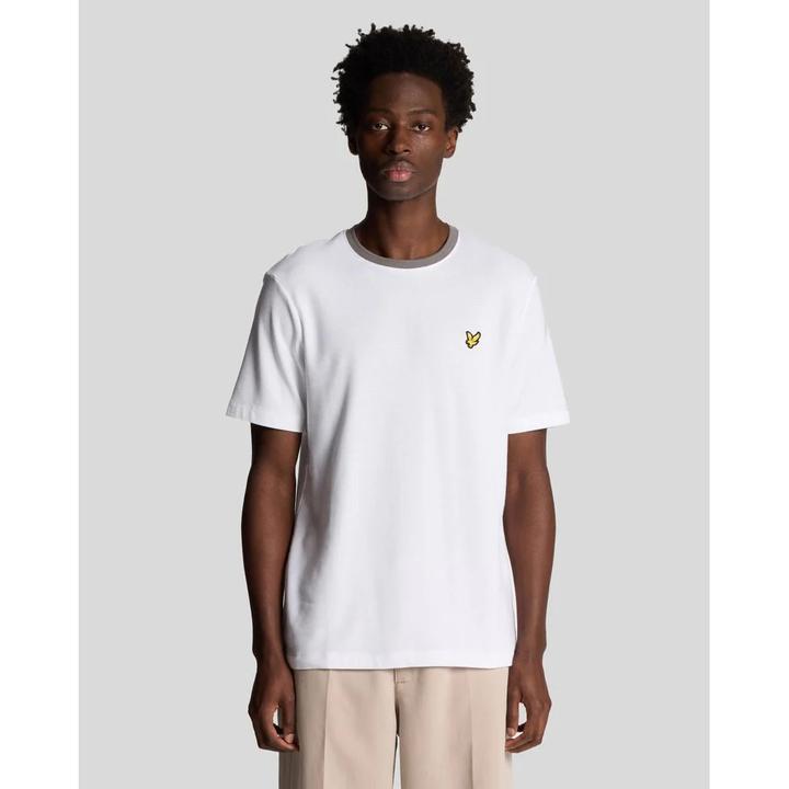 Produktbild Lyle and Scott T-Shirt mit kontrastierendem Kragen (M)