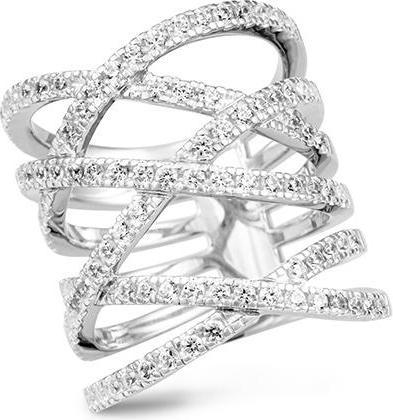 Actual product image Breuning RING - BRILL. 1,545 Ct. H/si (53, 585/14 K Gold)