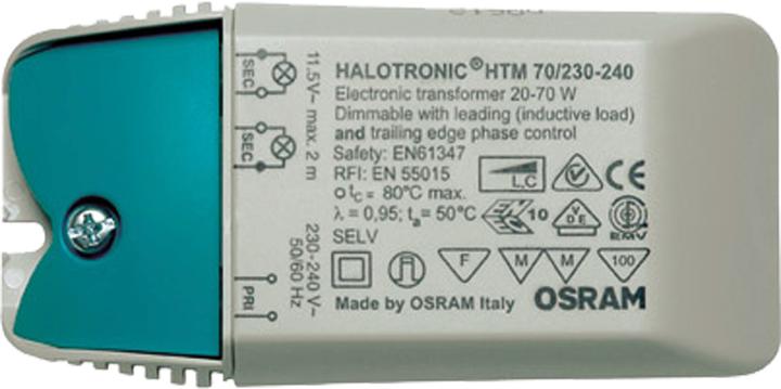 Actual product image Osram Lighting transformer 70W 230/12V