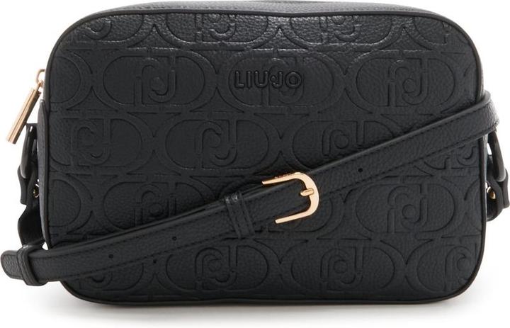 Liu Jo Kleine Crossbodybag / Umhängetasche Damen - Manh - Logo Druck - Schwarz
