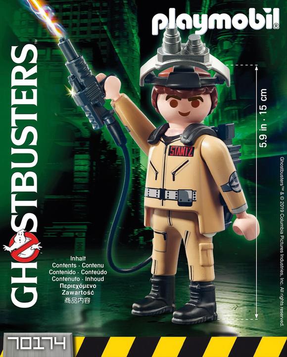 Actual product image Playmobil Ghostbusters Collector Figure R. Stantz (70174, Playmobil Ghostbusters)