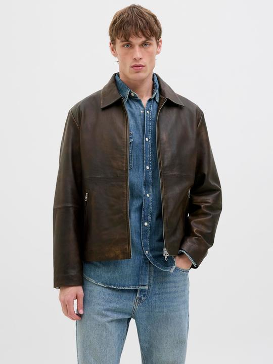 Produktbild Jack & Jones Lederjacke Lederjacke (XXL)