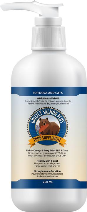 Actual product image Grizzly Wild Salmon Oil Salmon Plus (Senior, Adult, 1 pcs., 270 g)