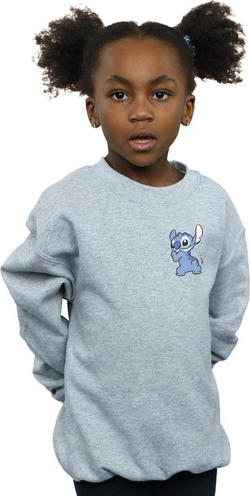 Produktbild Disney Lilo And Stitch Stitch Backside Breast Print Sweatshirt Mädchen (152, 158)