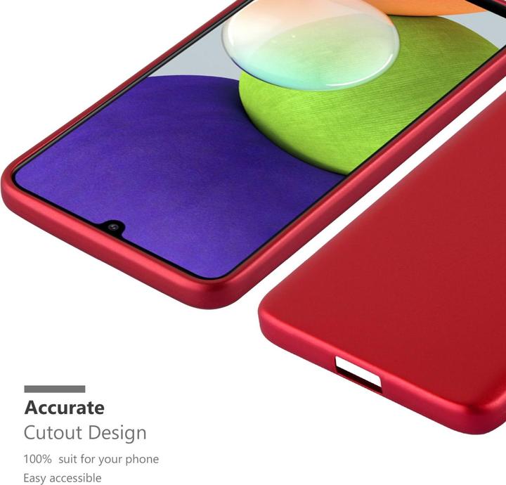 Produktbild Cadorabo TPU Matt Metallic Hülle (Samsung Galaxy M22, Samsung Galaxy A22, Samsung Galaxy A32)