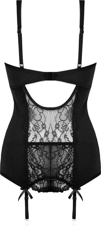 Immagine prodotto Christine Le Duc Set di 2 pezzi con top a reggicalze Marzia - nero (XL)