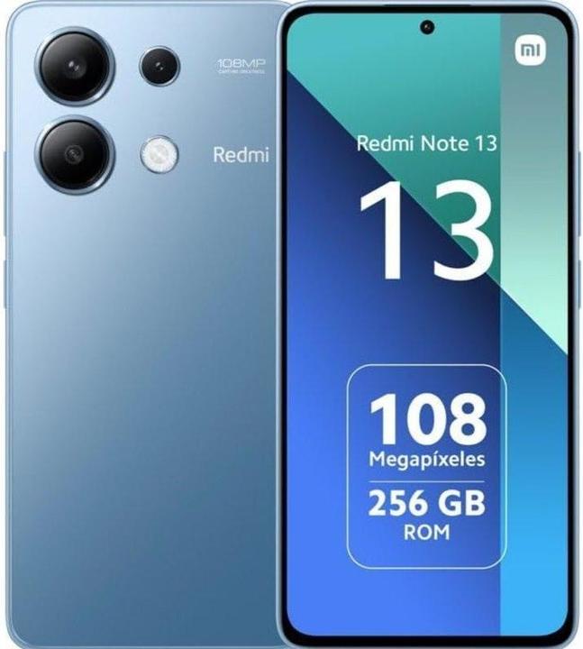 Productafbeelding Xiaomi Redmi Note 13 8+256 Ijsblauw (256 GB, IJsblauw, 6.67", Hybride dubbele SIM, 108 Mpx, 4G)