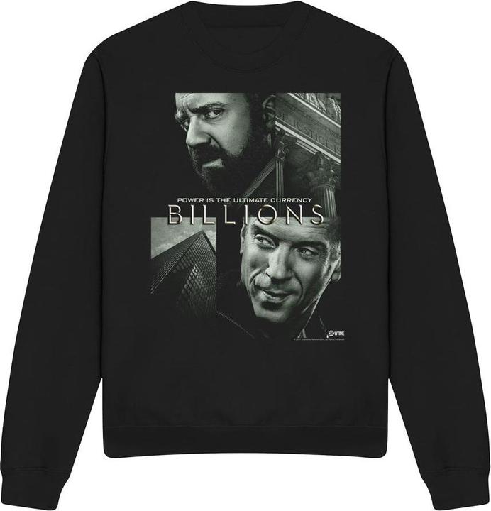 Actual product image Billions Unisex Adult Currency Poster Sweatshirt (M)
