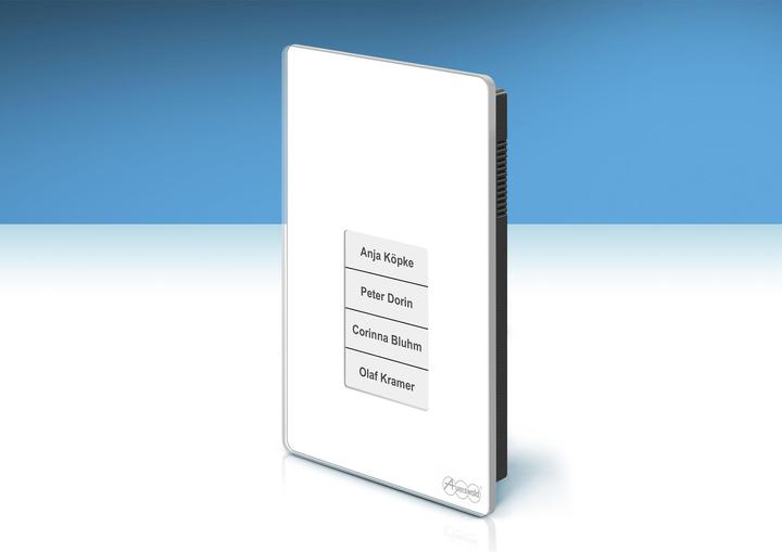 Produktbild Auerswald TFS-Dialog 400 weiss Sprechanlagen-System für a/b-Schnittstellen mit eleganter Glassfront